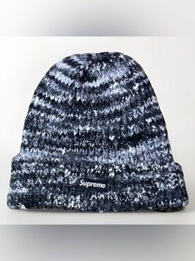 Supreme Chenille Beanie Black